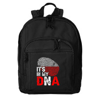 It's In My Dna Poland Flag Fingerprint Patriotic Premium Basic Backpack | Artistshot