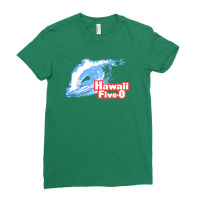 Beach Sun Five O Ladies Fitted T-shirt | Artistshot