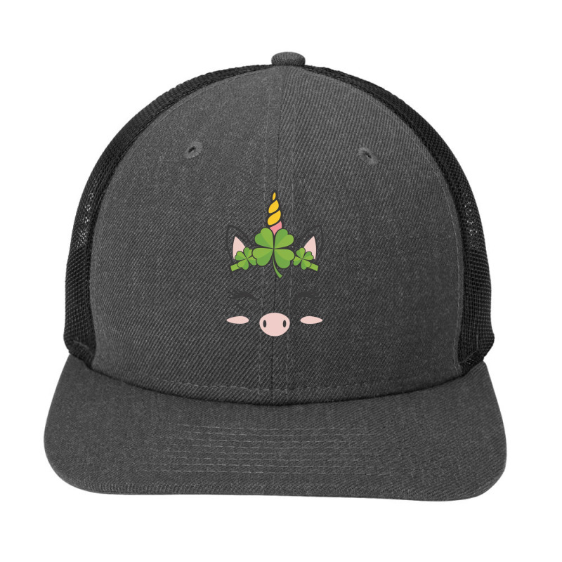 Cute Unicorn Face Snapback Trucker Cap by John Nichols | Artistshot