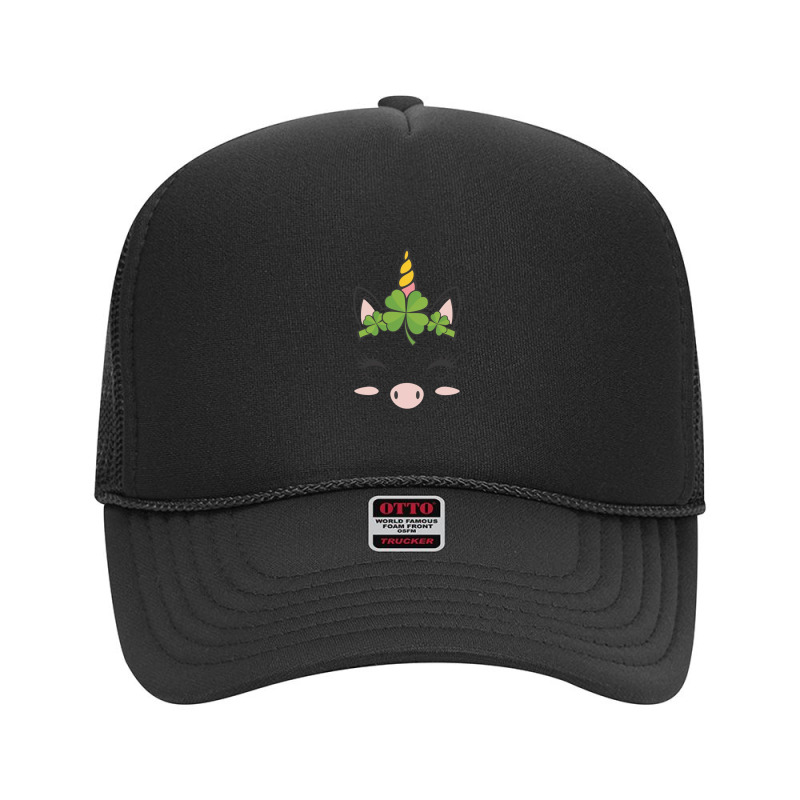 Cute Unicorn Face Foam Trucker Hat by John Nichols | Artistshot