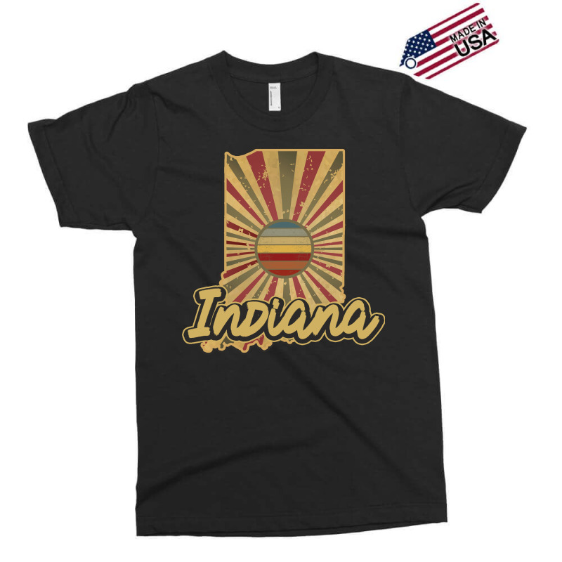 Indiana State Usa Exclusive T-shirt by Ayraza | Artistshot