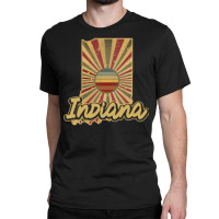 Indiana State Usa Classic T-shirt | Artistshot