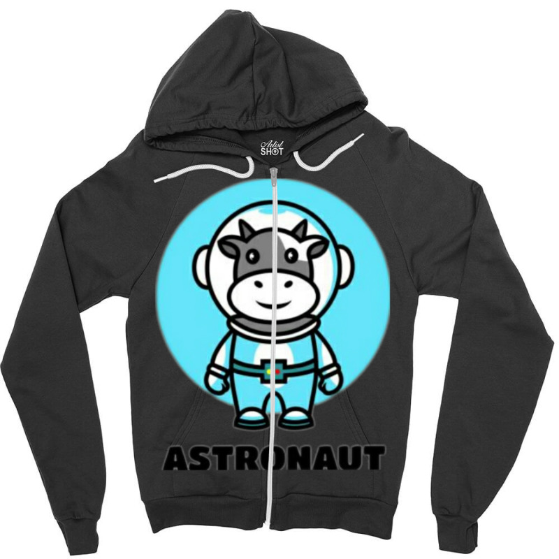 Cowboys Astronaut Zipper Hoodie | Artistshot