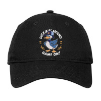 Duckin' Around Game On Adjustable Cap | Artistshot