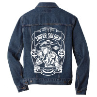 Sniper Soldier Men Denim Jacket | Artistshot