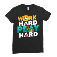 Work Hard Inspirational Ladies Fitted T-shirt | Artistshot