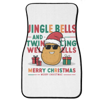 Jingle Bells And Twinkling Wells,merry Christmas Front Car Mat | Artistshot