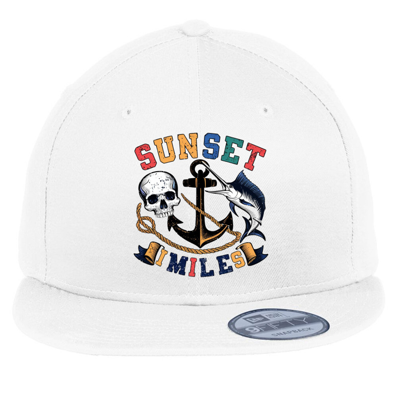 Marlin Fishing Club Flat Bill Snapback Cap | Artistshot