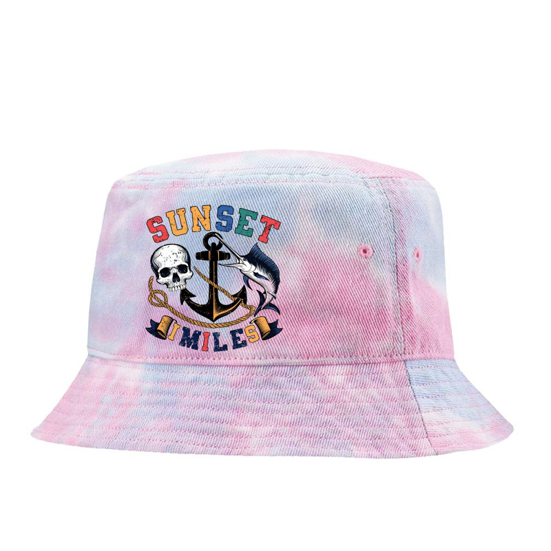 Marlin Fishing Club Tie Dyed Bucket Hat | Artistshot