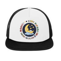 Moonlit Puppy Parade Under The Silver Stars Foam Snapback Hat | Artistshot