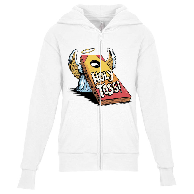 Holy Toss Youth Zipper Hoodie | Artistshot