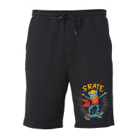 Skate Crusader Fleece Short | Artistshot