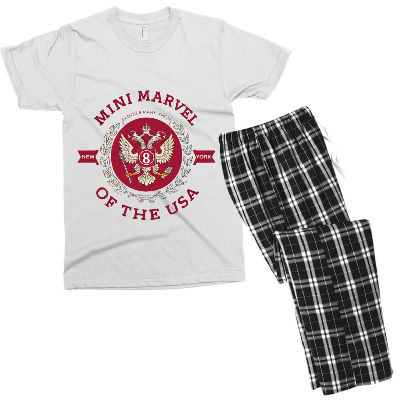 Mini Marvel Of The Usa Men's T-shirt Pajama Set | Artistshot