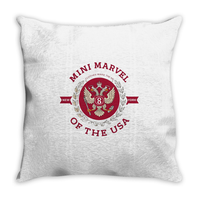 Mini Marvel Of The Usa Throw Pillow | Artistshot