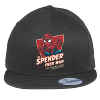 The Spender Man Flat Bill Snapback Cap | Artistshot