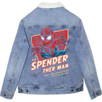 The Spender Man Unisex Sherpa-lined Denim Jacket | Artistshot