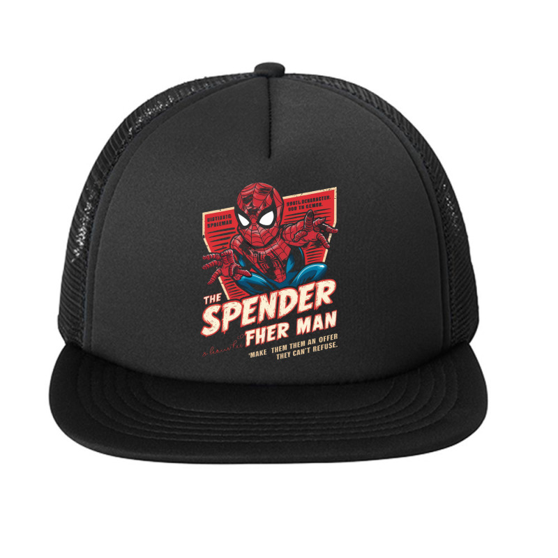 The Spender Man Foam Snapback Hat | Artistshot