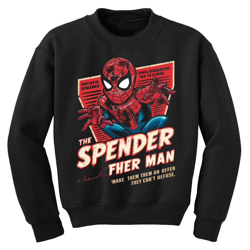 The Spender Man Youth Sweatshirt | Artistshot