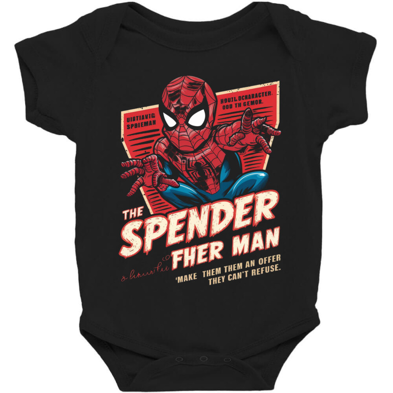 The Spender Man Baby Bodysuit | Artistshot