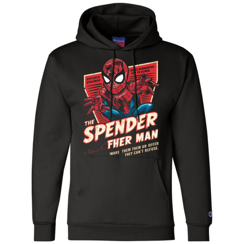 The Spender Man Champion Hoodie | Artistshot