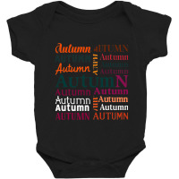 The Word 'autumn Baby Bodysuit | Artistshot