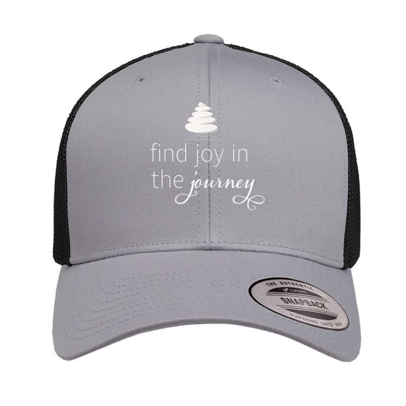 Womens Find Joy In The Journey Mindfulness Meditation Yoga Graphic T S Retro Trucker Cap by BrandalynSaetern | Artistshot