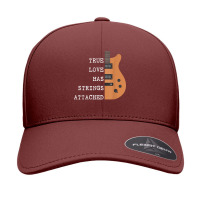 Guitar Player True Love Strings Attached For Guitarist Music T Shirt Seamless Cap | Artistshot