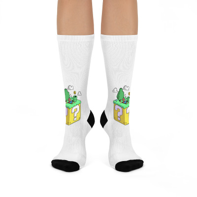 Plumber's Day Off Crew Socks Designed By Bariteau Hannah