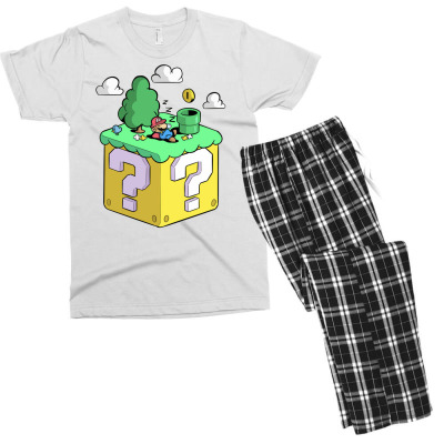 Plumber's Day Off Men's T-shirt Pajama Set Designed By Bariteau Hannah