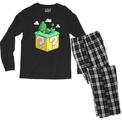 Plumber's Day Off Men's Long Sleeve Pajama Set Designed By Bariteau Hannah