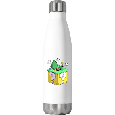 Plumber's Day Off Stainless Steel Water Bottle Designed By Bariteau Hannah