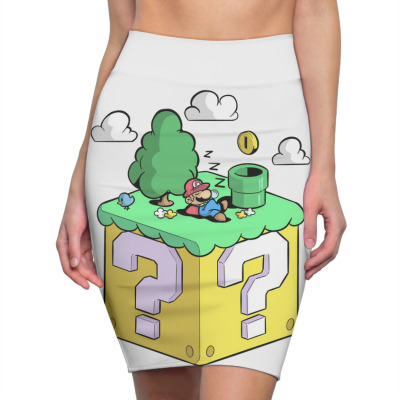 Plumber's Day Off Pencil Skirts Designed By Bariteau Hannah