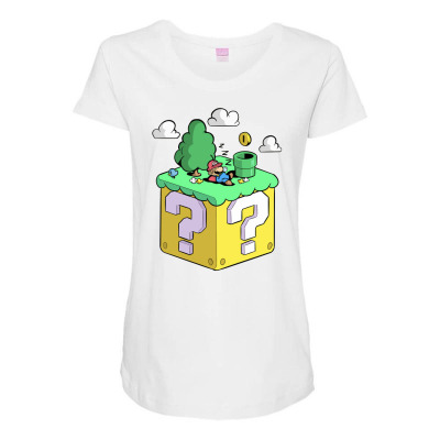 Plumber's Day Off Maternity Scoop Neck T-shirt Designed By Bariteau Hannah