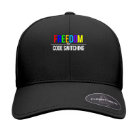 Freedom Over Code Switching Rainbow T Shirt Seamless Cap | Artistshot