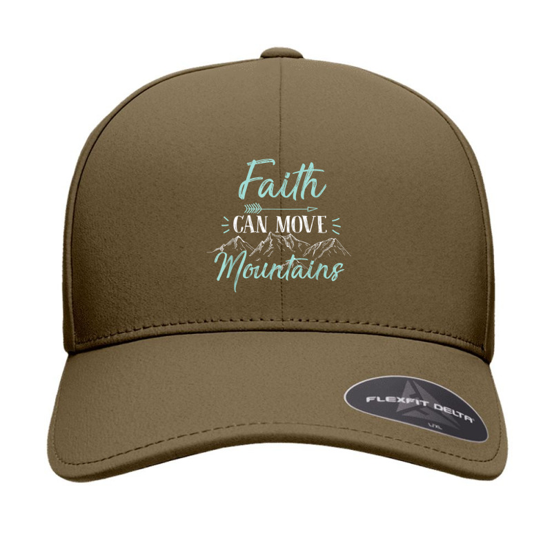 Faith Can Move Mountains Bible Verse Holy Religious Week Women My Favo Seamless Cap | Artistshot