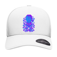 For Art Clash Psychedelic Brain Kraken Seamless Cap | Artistshot