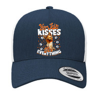 Yorkie Kisses Fix Everything   Yorkshire Terrier T Shirt Yupoong Trucker Cap | Artistshot