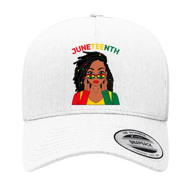 Loc'd Hair Black Woman Remebering My Ancestors Juneteenth Yupoong Trucker Cap by nhan0105 | Artistshot