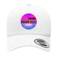 Vintage Paradise Valley Shirt Vaporwave Arizona Yupoong Trucker Cap | Artistshot