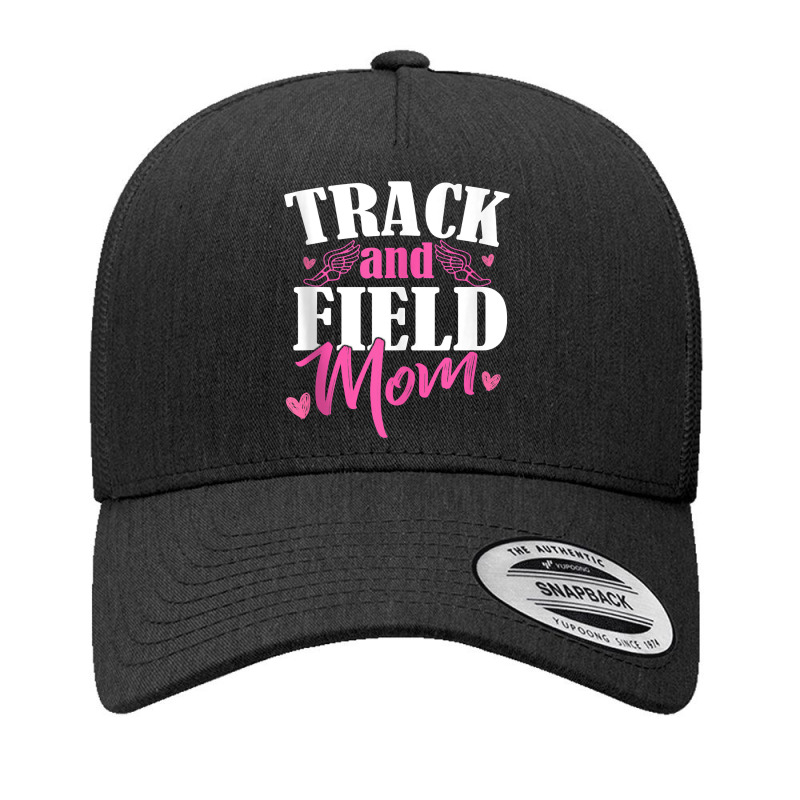 Track & Field Mom Sports Running Proud Mother's Day Tank Top Yupoong Trucker Cap by h.avenaver | Artistshot