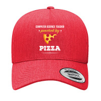 Computer Science Teacher Powered By Pizza Funny Gift Yupoong Trucker Cap | Artistshot