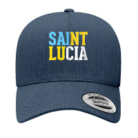 Saint Lucia Bold Color Block Zip Hoodie Yupoong Trucker Cap | Artistshot