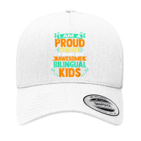 Proud School Teacher Bilingual Kids T Shirt Yupoong Trucker Cap | Artistshot