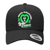 Womens Proud Girlfriend Of A Lyme Disease Warrior Boyfriend V Neck Yupoong Trucker Cap | Artistshot