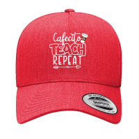 Cafecito Teach Repeat Bilingual Spanish Teacher Bilingue T Shirt Yupoong Trucker Cap | Artistshot