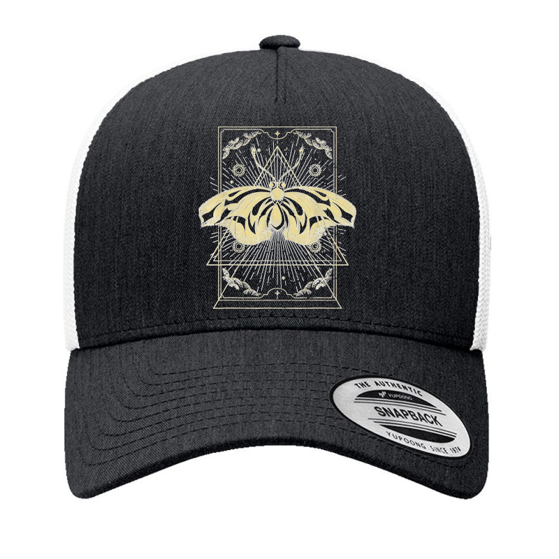 Moth Pagan Wiccan Tarot Card Dark Magic Occult T Shirt Yupoong Trucker Cap by James William | Artistshot