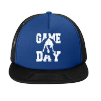 Football Game Day Footballer 205 Foam Snapback Hat | Artistshot