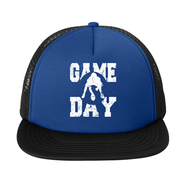 Football Game Day Footballer 205 Foam Snapback hat by circularflap | Artistshot