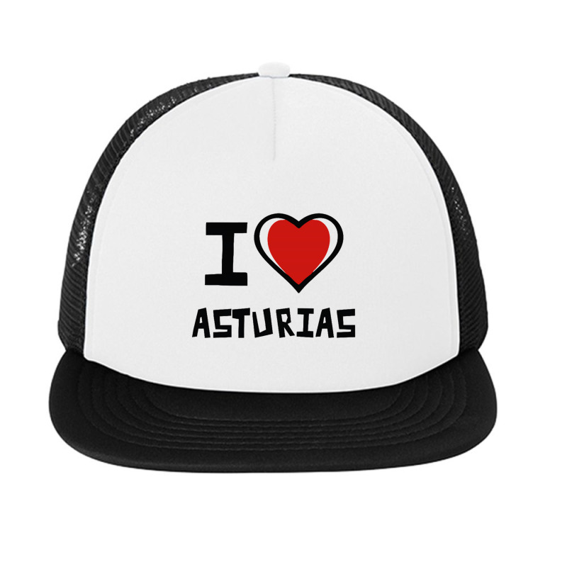 I Love Asturias Foam Snapback hat by RetnoAN | Artistshot