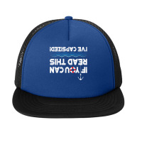 I've Capsized   Funny Sailing Sailboat Sail Boating Captain T Shirt Foam Snapback Hat | Artistshot